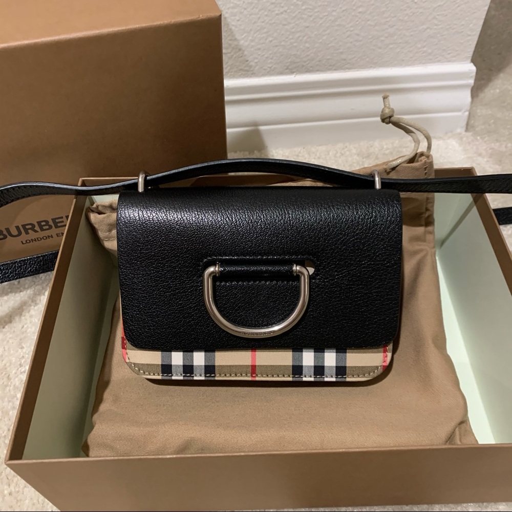 SOLD Burberry Mini D Ring Crossbody Bag